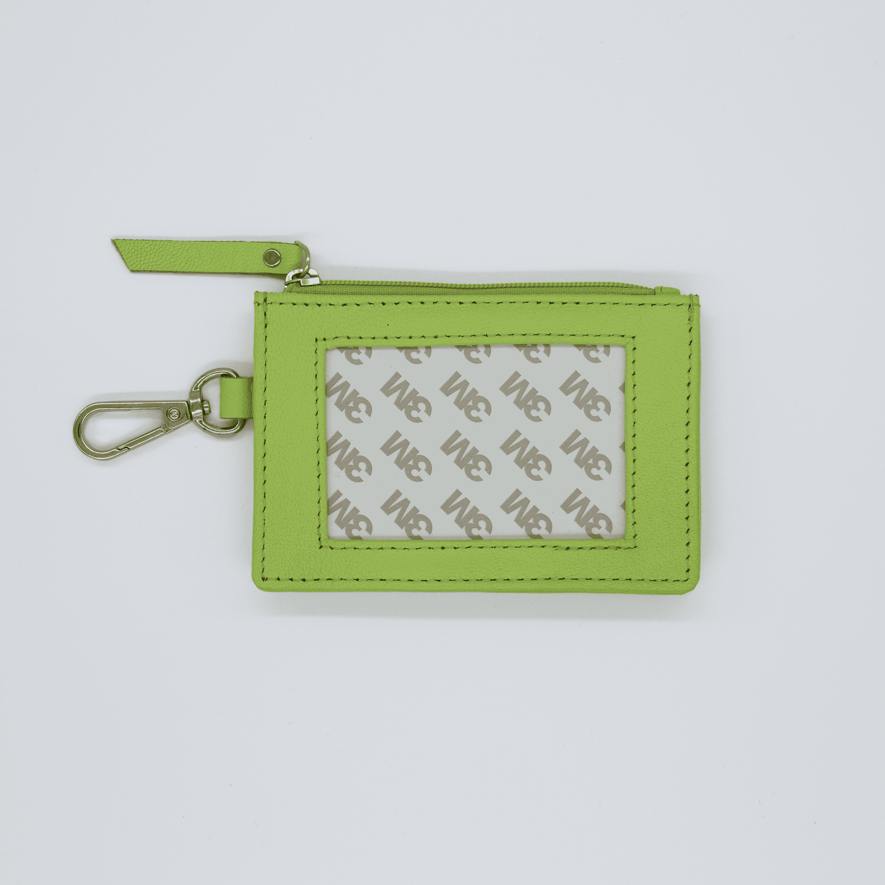 Zipper Coin Rectangle - Lime
