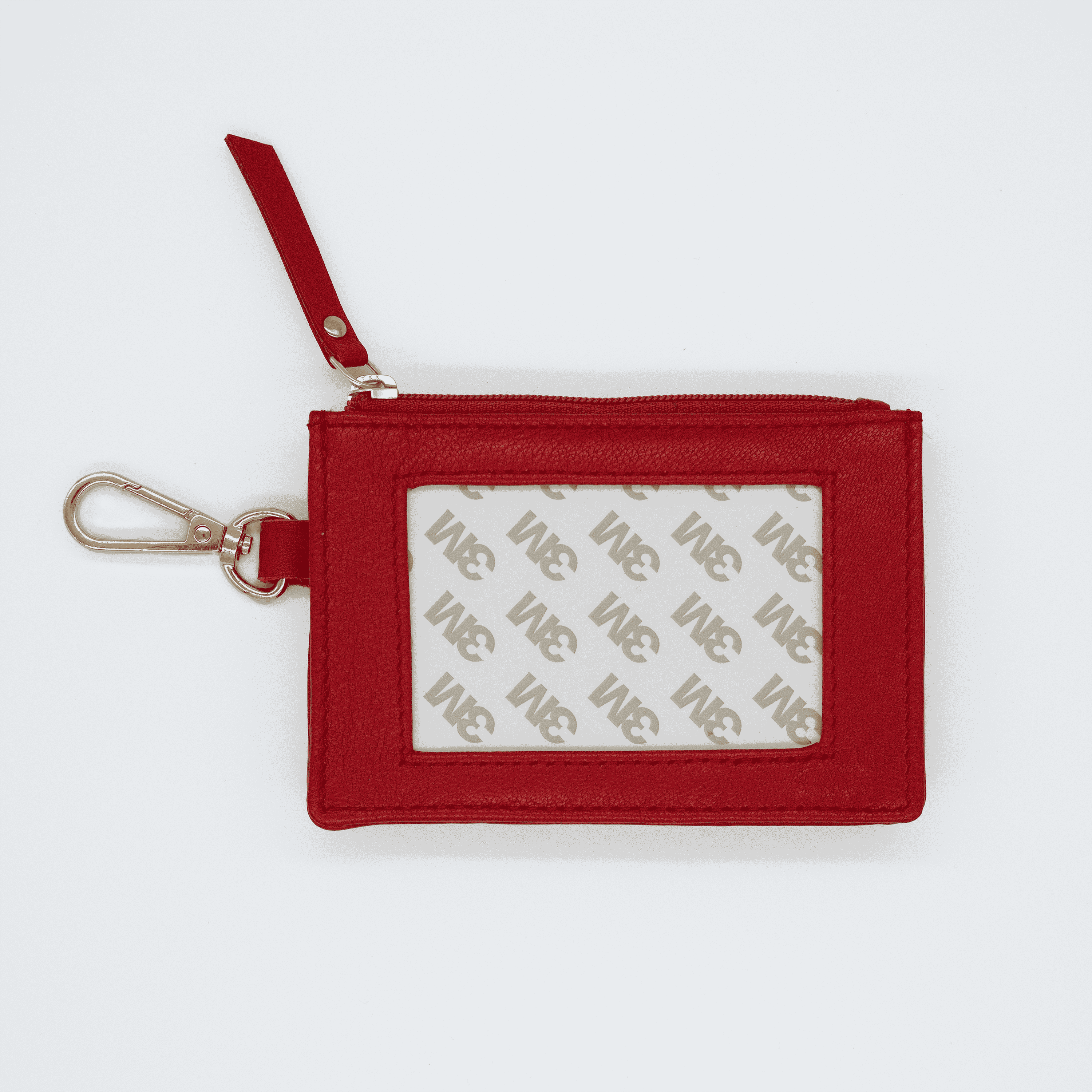 Zipper Coin Rectangle - Red