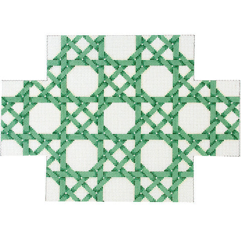 Sage Caning Pattern Brick Cover