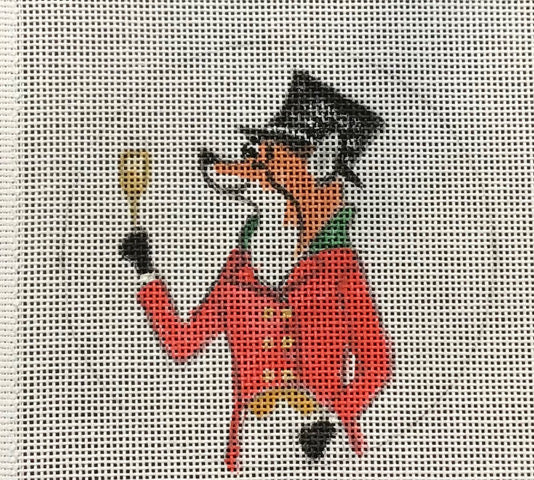 Posh Foxmaster Ornament