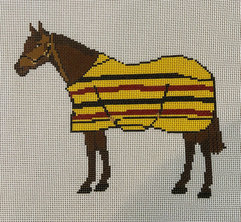 Brown Horse/Yellow Blanket
