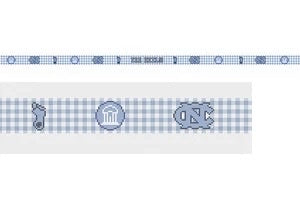 College Belt Blue Plaid
