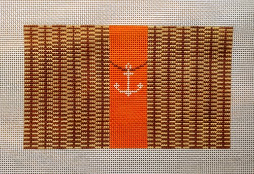 Small Nantucket Clutch with Anchor