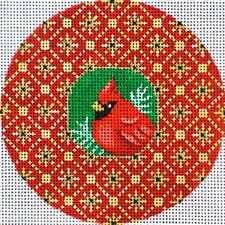Cardinal with Rhinestone Ornament