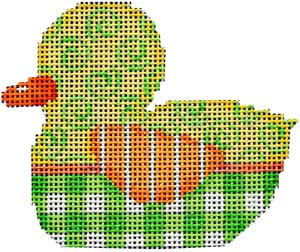 Swirls Gingham Duckie