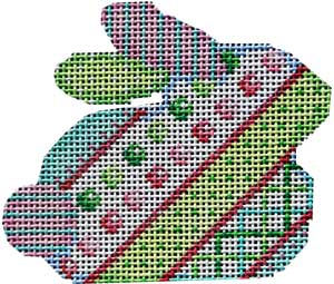 Diagonal Patterns Baby Bunny