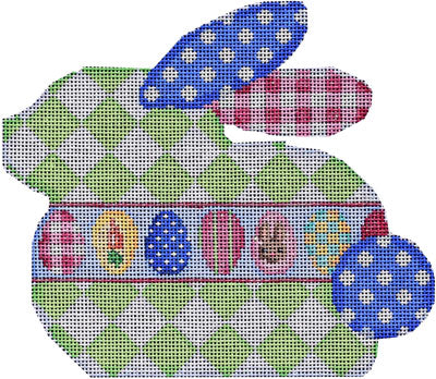 Harlequin/Eggs Bunny