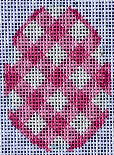 Hot Pink Gingham Mini Egg