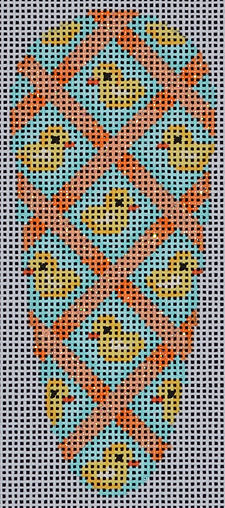 Chickens Diagonal Weave Carrot