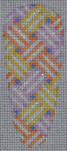 Diagonal Stripes Weave Pink