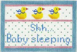 Baby Sleeping with Ducks