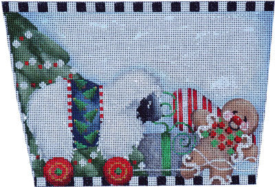 Sheep on Wheels Stocking Cuff