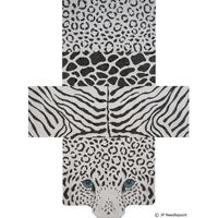 White Leopard & Skins Purse