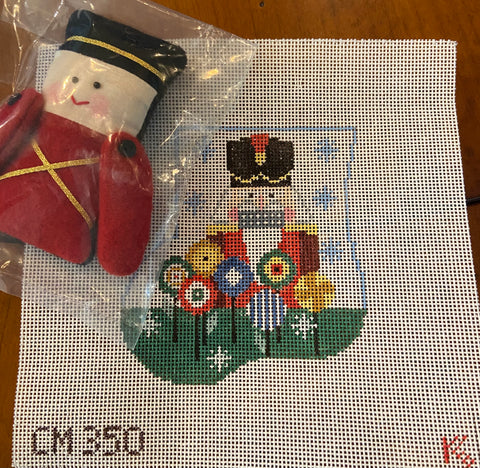 Nutcracker Mini Sock w/Soldier