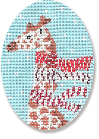 Giraffe with Scarves Ornament