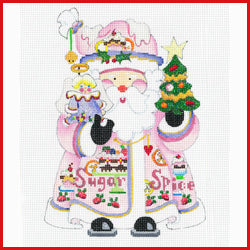 Squatty Santa with Tree - Sugar & Spice