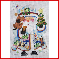 Squatty Santa with Frogs & Snails