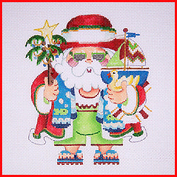 Squatty Santa with Palm Tree / Inner Tube / Duck