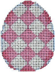 Pink Harlequin Mini Egg