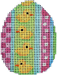 Chicks/Hop Stripe Mini Egg
