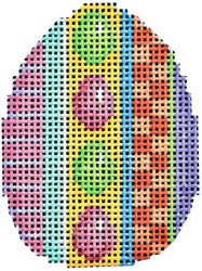 Eggs/Hop Stripe Mini Egg
