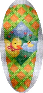 Lime Lattice with Chick Scenic Carrot