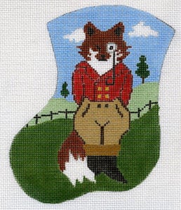Dressed Fox Mini Stocking