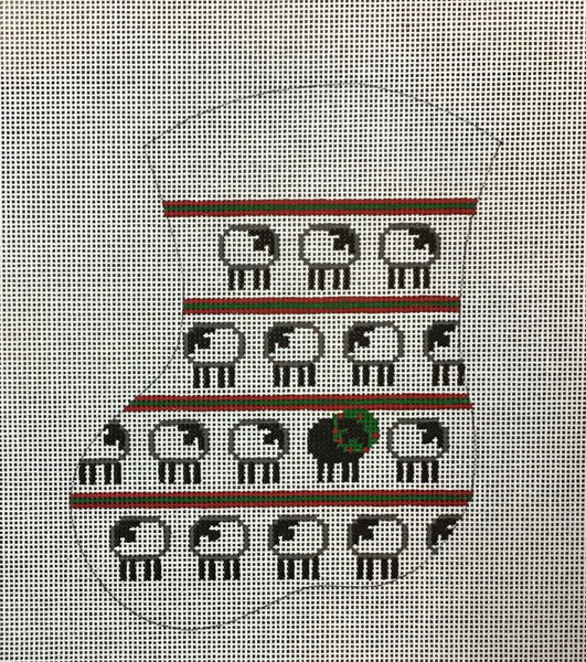 Christmas Sheep Mini Stocking