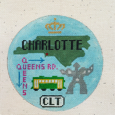 Charlotte Round Ornament