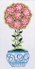 Small Pink Primrose Topiary