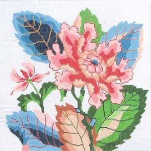 tobacco leaf needlepoint canvas Jean Smith 52 Small Tobacco Leaf tobacco leaf needlepoint canvas Jean Smith 52 Small Tobacco Leaf