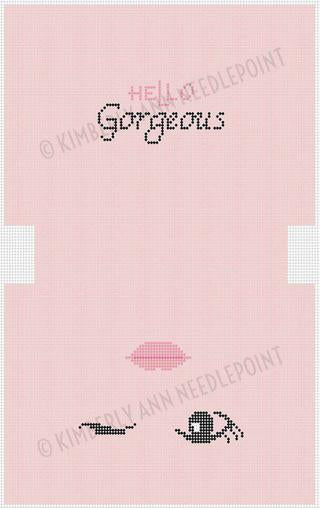 Hello Gorgeous-Pink Makeup Bag