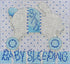 Bunny on Wheels Baby Sleeping Blue