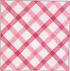 Pink Double Criss Cross Gingham Insert