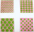 Mixed Geometric Patterns Coaster Inserts