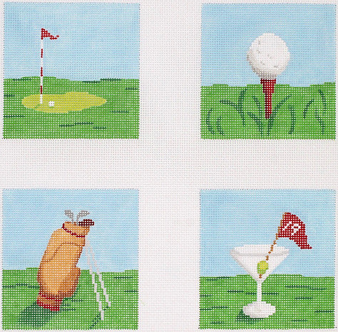 Golf Theme Coaster Inserts