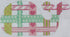 Mini Whale Woven Ribbons Pink