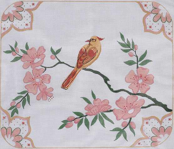 Lady Cardinal in Dogwood