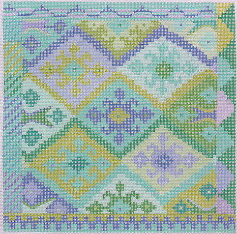 Kilim Square w/ Stepped Diamond