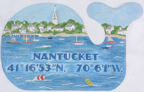 Medium Whale/Nantucket Scene
