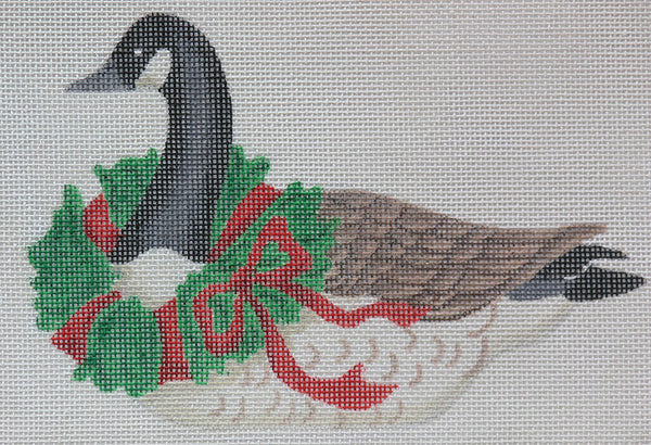 Canada Goose with Wreath
