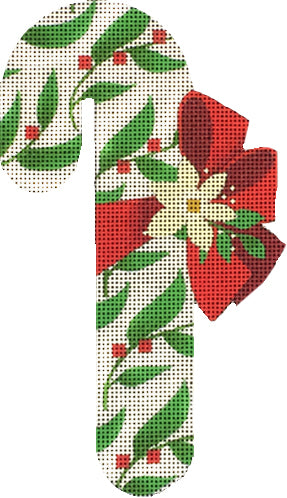 Green Leaf Candy Cane