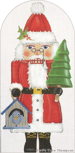 Santa Nutcracker w/Tree