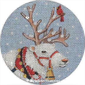 Reindeer w/Cardinal