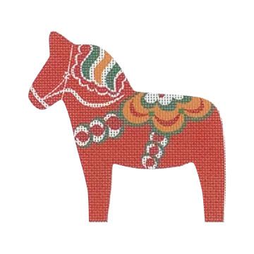 Dala Horse Orange-Red