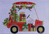Christmas Golf Cart