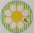 Monogram Round-Flower