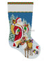 Santa Reindeer and Toy Baskets