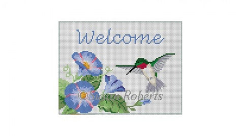 Hummingbird Welcome Sign