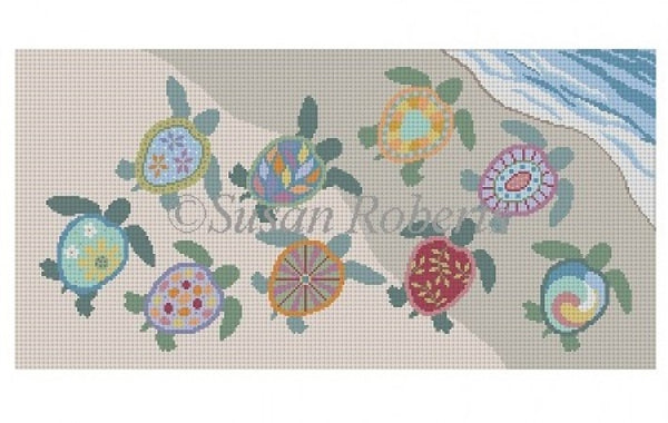 Painted Turtles First Swim